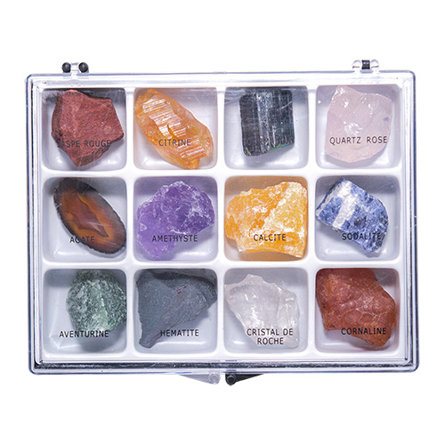 Pierretoiles - Boîte de Minéraux à Collectionner ou de Lithothérapi