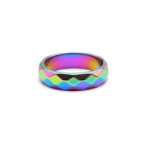 BAGUE JONC AURA FACETTÉ 6MM x 36 pièces