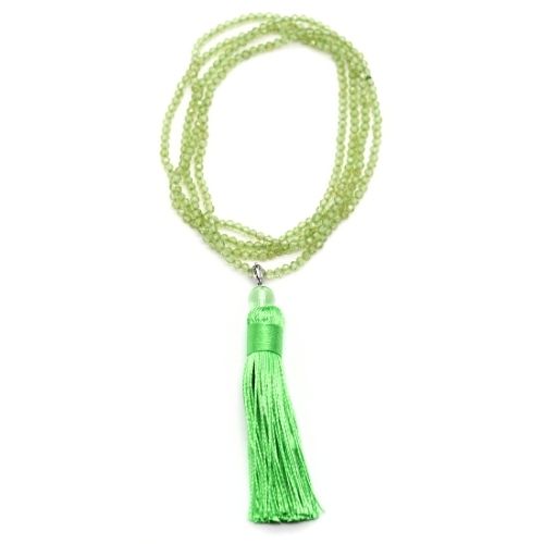 <strong>COLLIER MALA FACETTÉ </strong> PÉRIDOT Qualité A