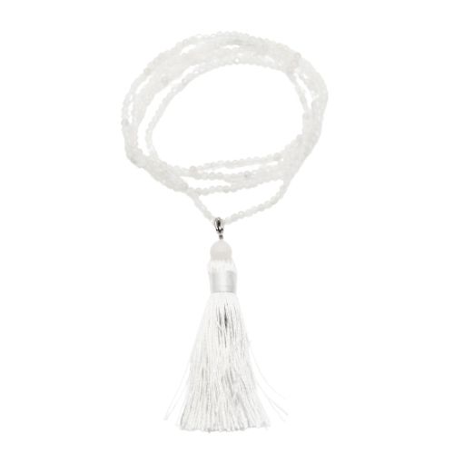 <strong>COLLIER MALA FACETTÉ </strong>PIERRE DE LUNE Qualité A