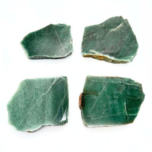 MINI PLATEAU DE <strong>4 PLAQUES POLIES EN AVENTURINE</strong>