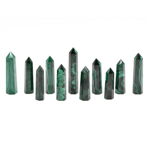 <strong>POINTES POLIES</strong> MALACHITE QUALITE EXTRA (500 Gr)