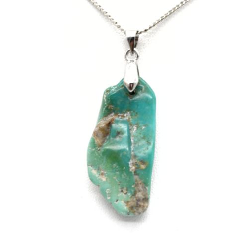 PENDENTIF EN <strong>TURQUOISE VÉRITABLE</strong> (La pièce) 