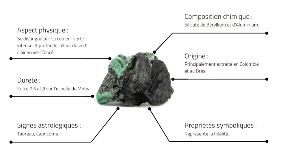 Caractéristiques de l’Émeraude